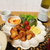 初心者でもサクサクに揚がる唐揚げの揚げ方でワンプレート作ったよ！