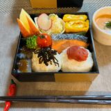 ミニ三段重に詰めて差し入れ