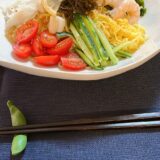 今年初の冷やし中華