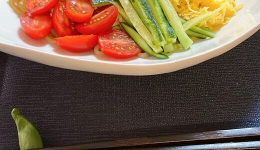 今年初の冷やし中華