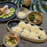 こう暑いと素麺に限りますね